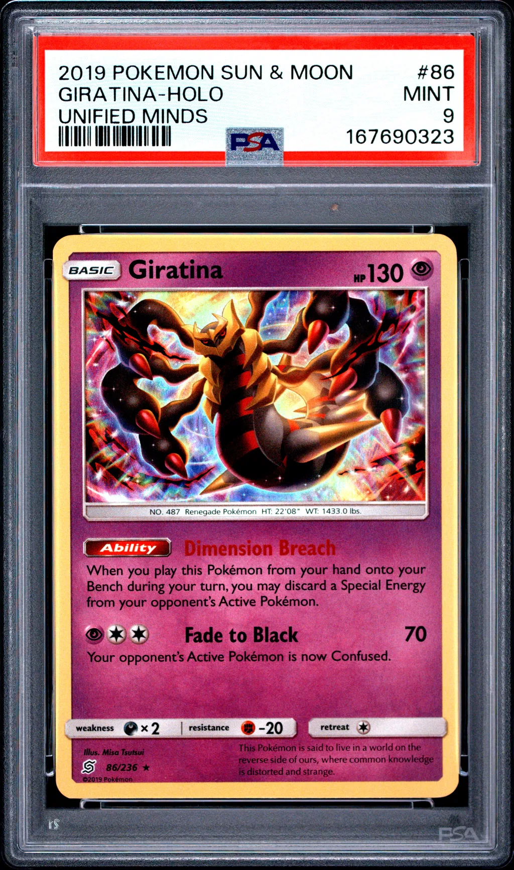 Giratina-Holo card artwork