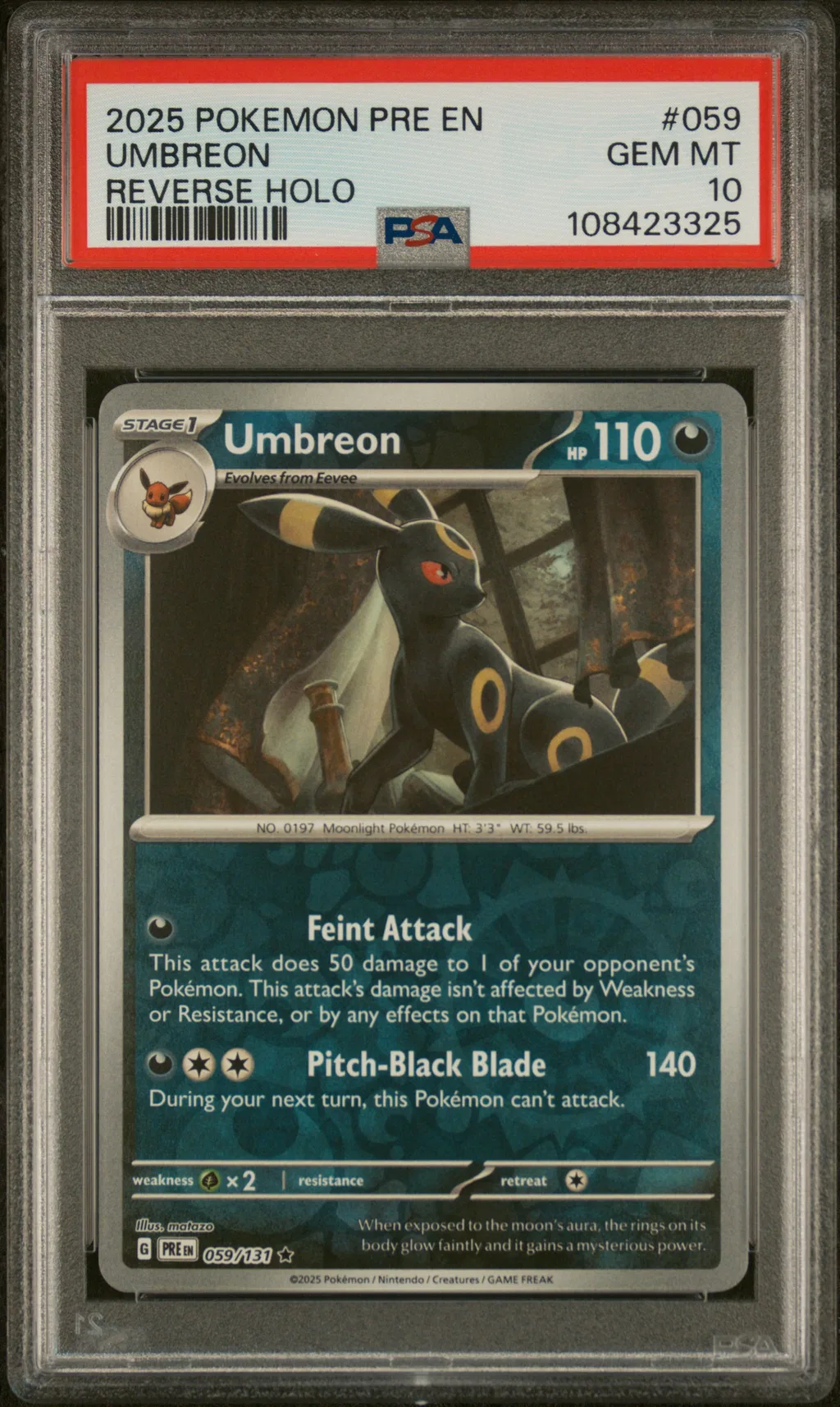 Umbreon card artwork