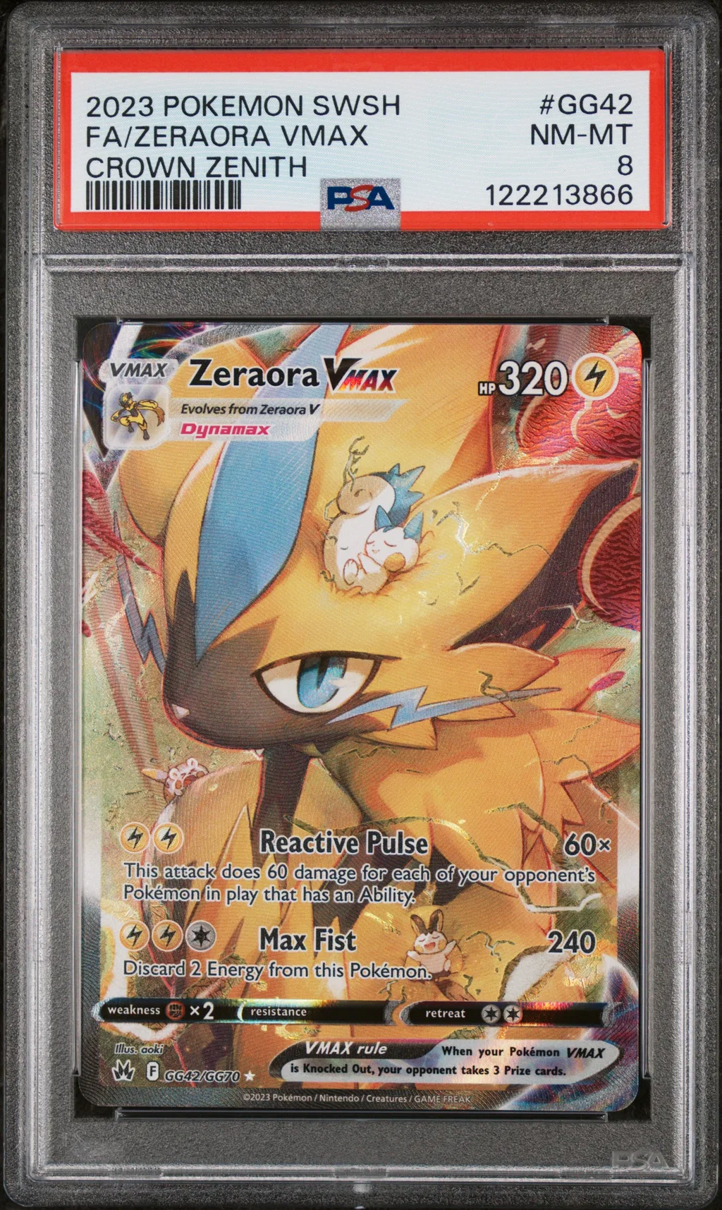 Full Art/Zeraora Vmax card artwork