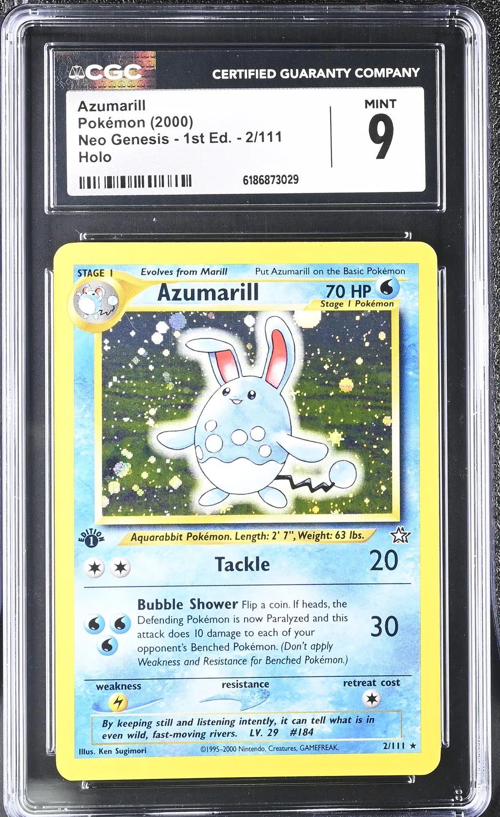 Azumarill-Holo card artwork
