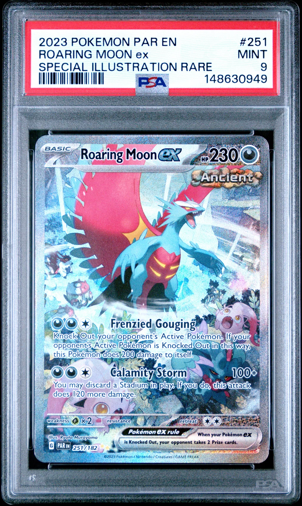 Roaring Moon EX card artwork