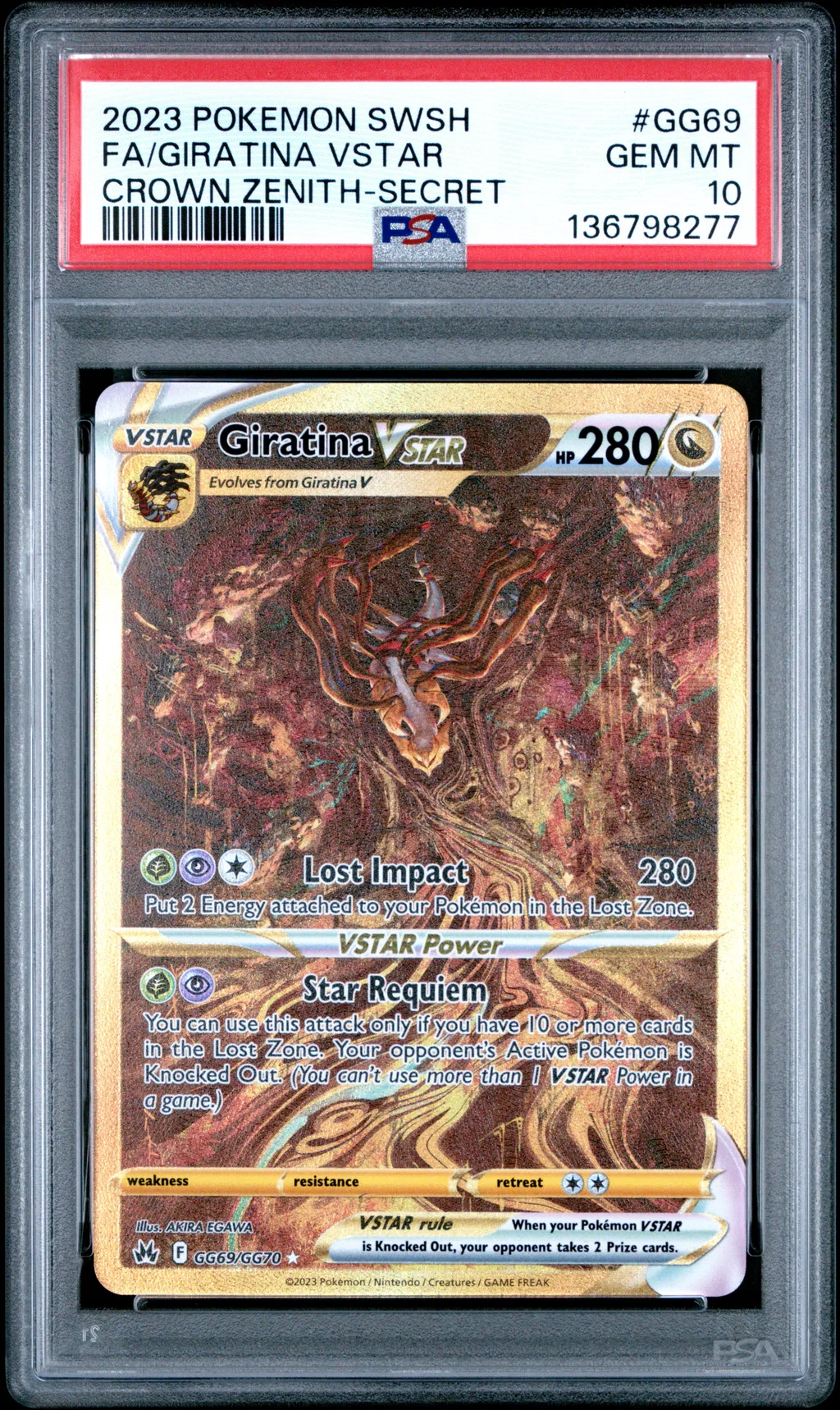 Full Art/Giratina Vstar card artwork