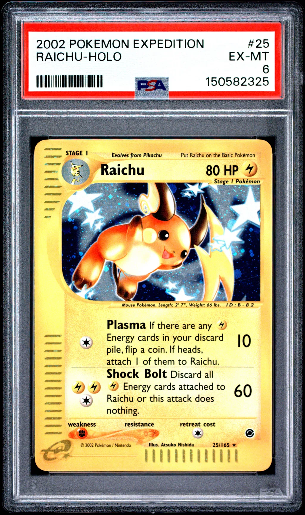 Raichu-Holo card artwork