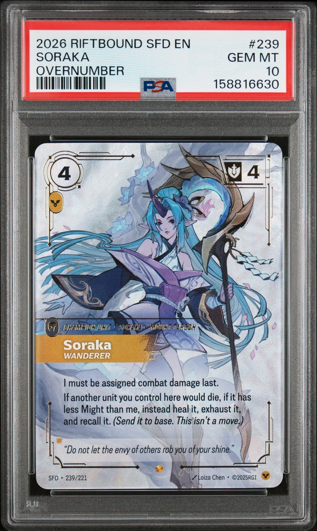 Soraka - Wanderer card artwork