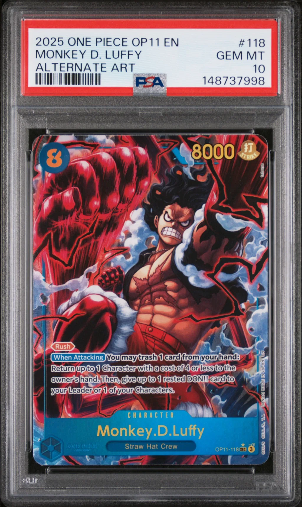 Monkey D. Luffy card artwork