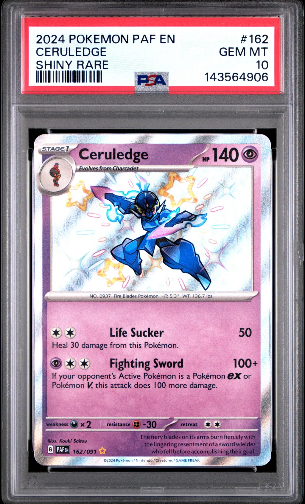 Ceruledge card artwork