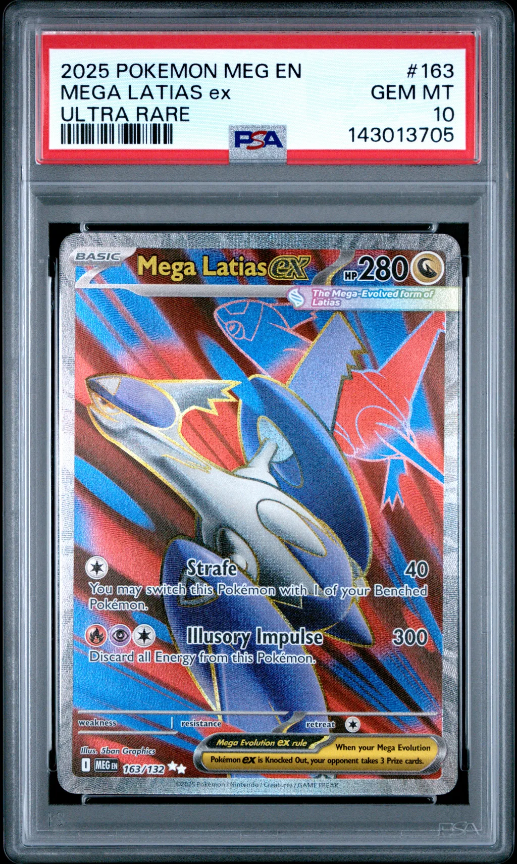 Mega Latias EX card artwork