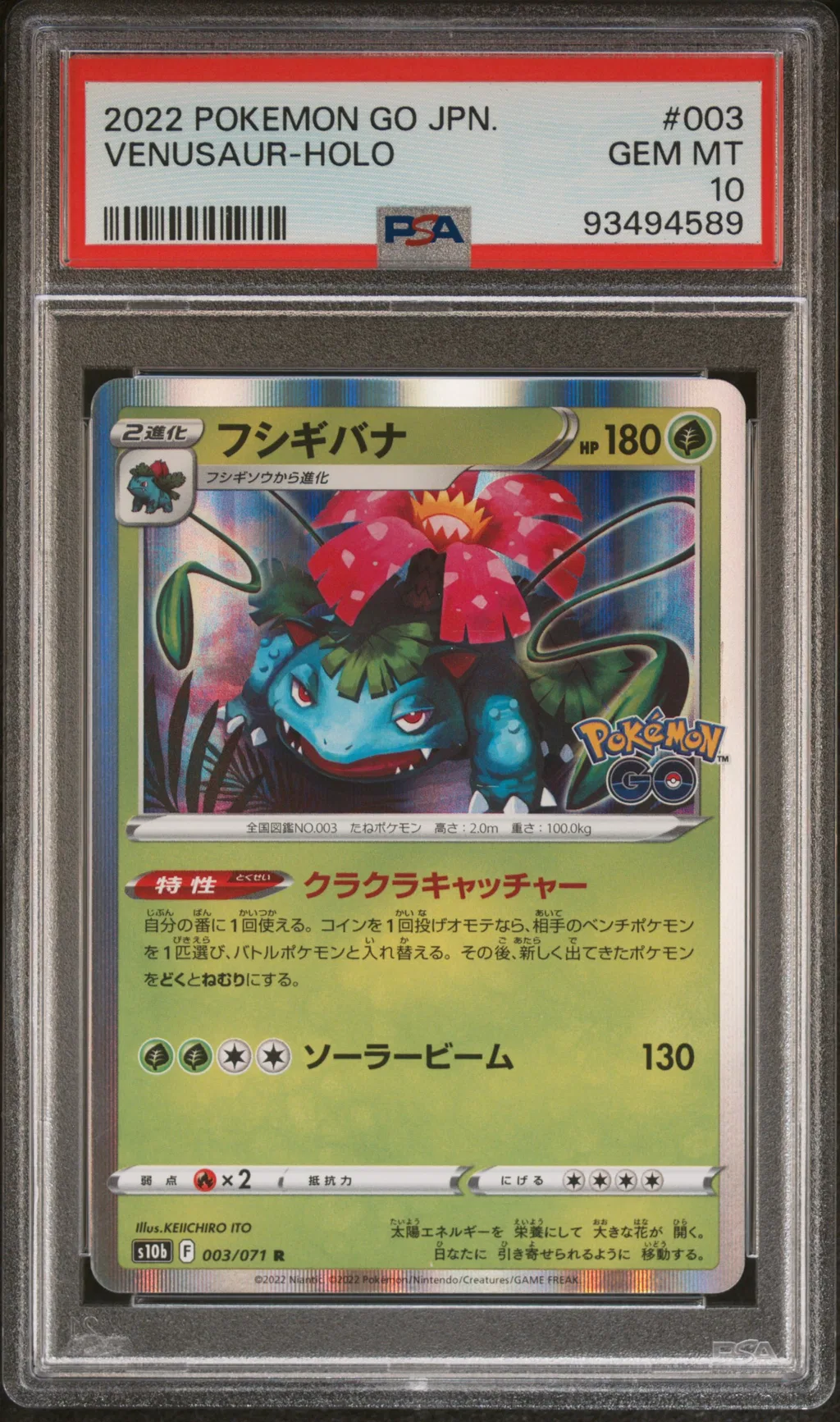 Venusaur card artwork