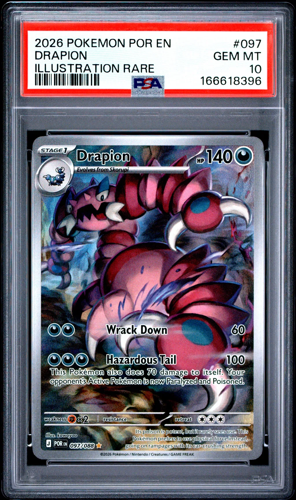 Drapion card artwork