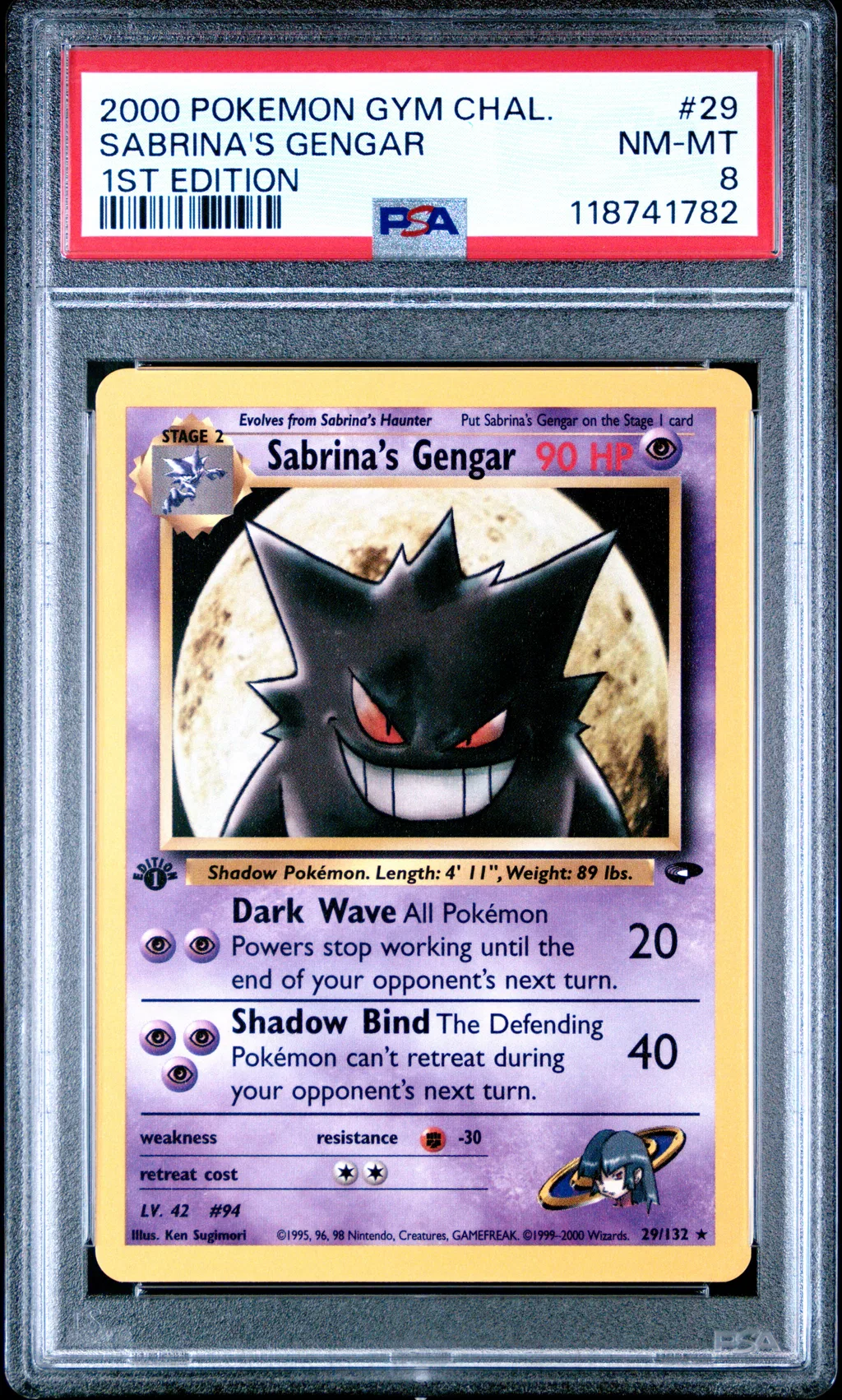 Sabrina's Gengar card artwork
