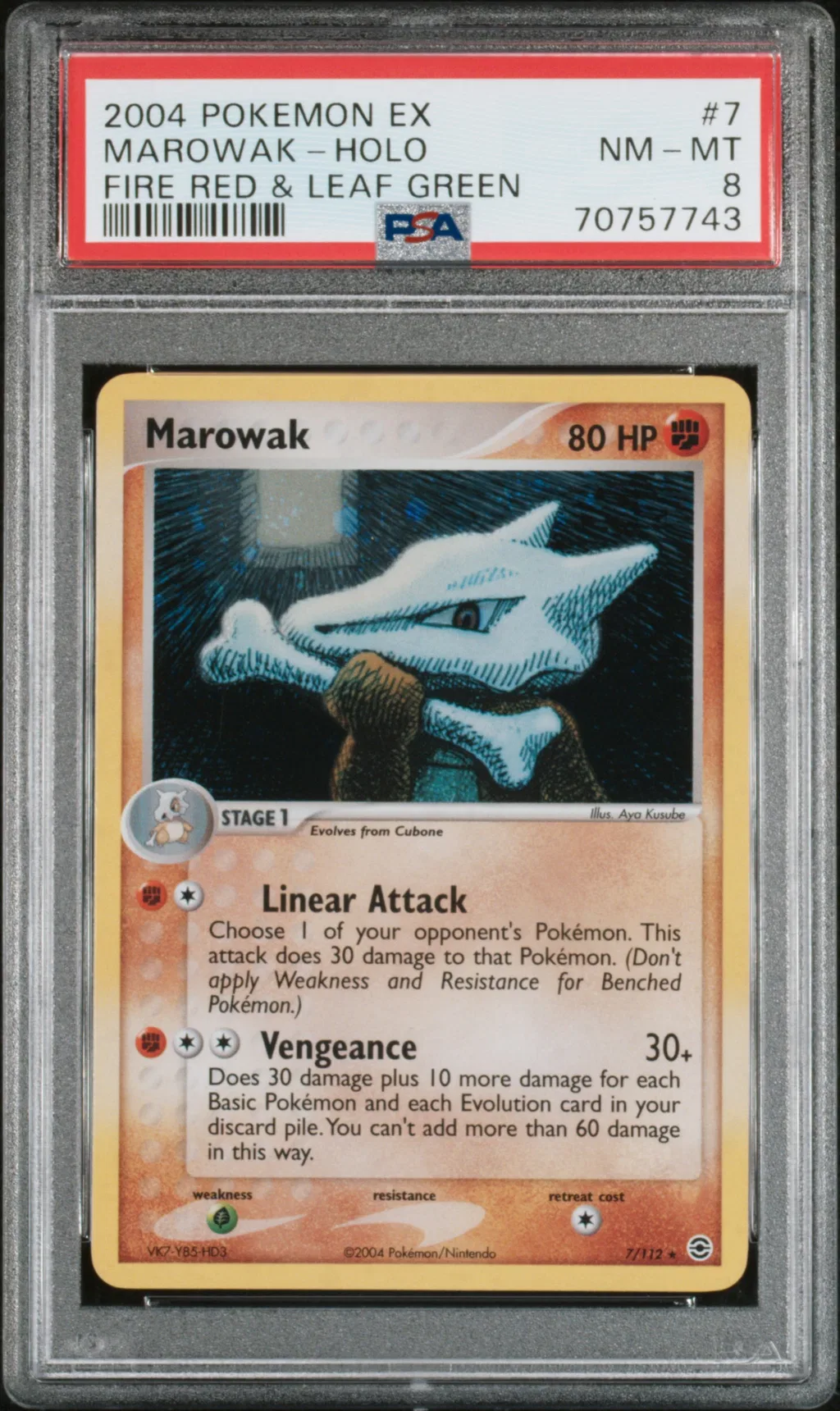Marowak-Holo card artwork