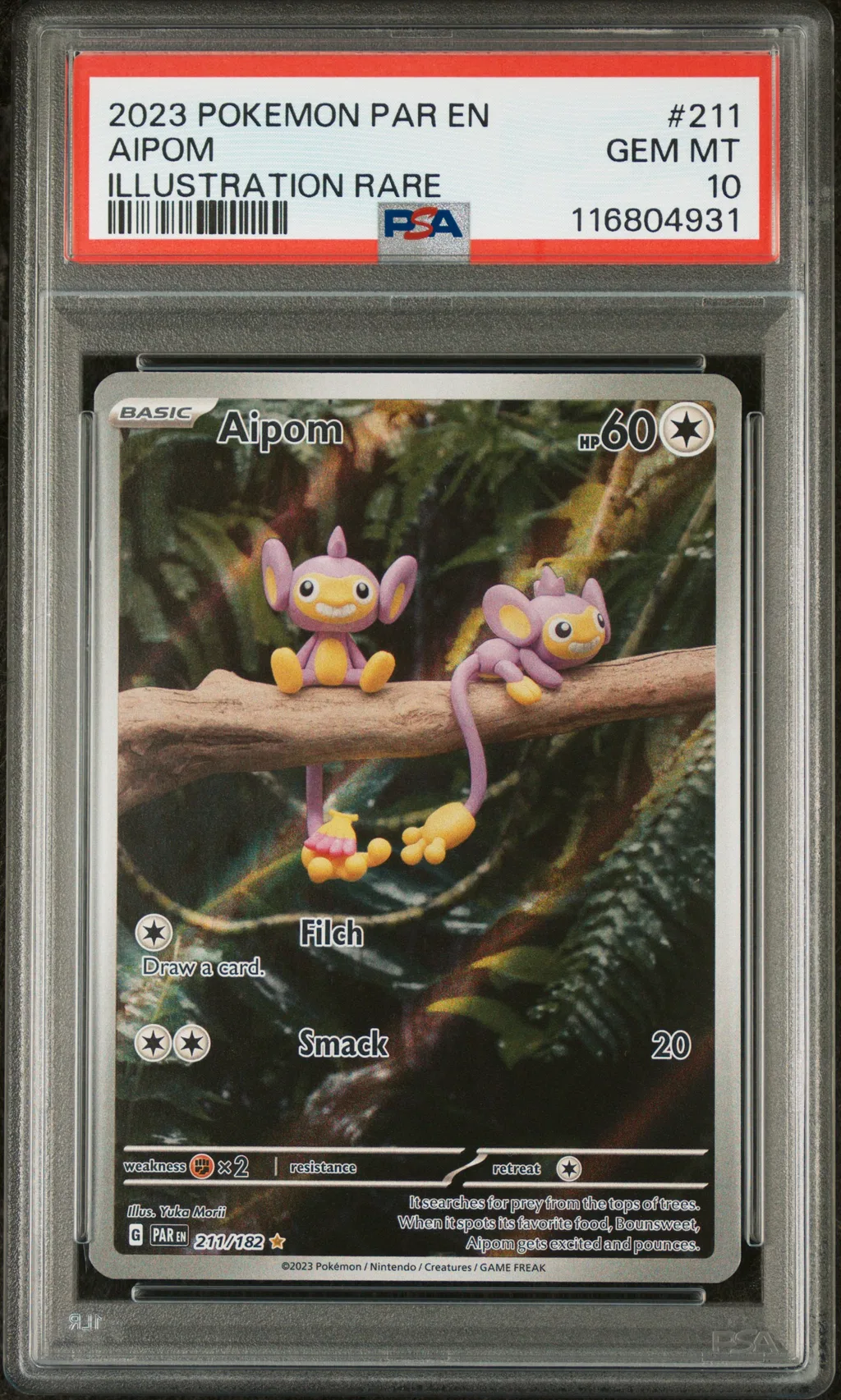 Aipom card artwork