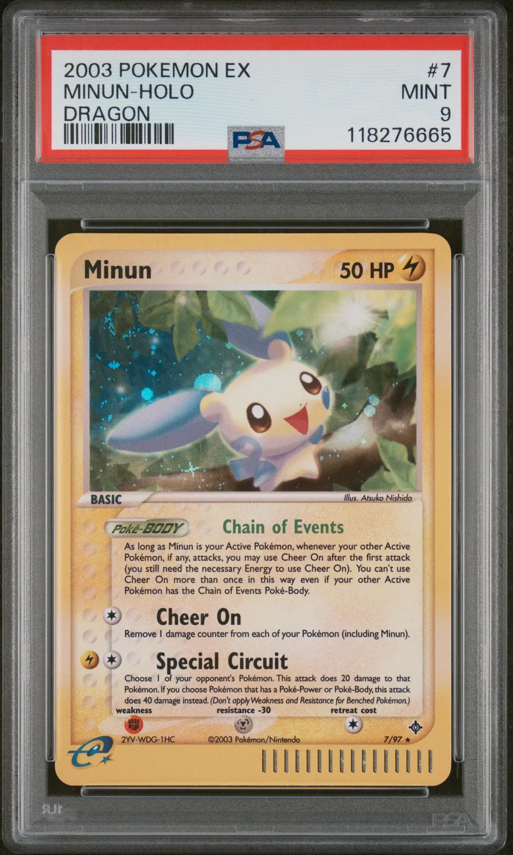 Minun-Holo card artwork