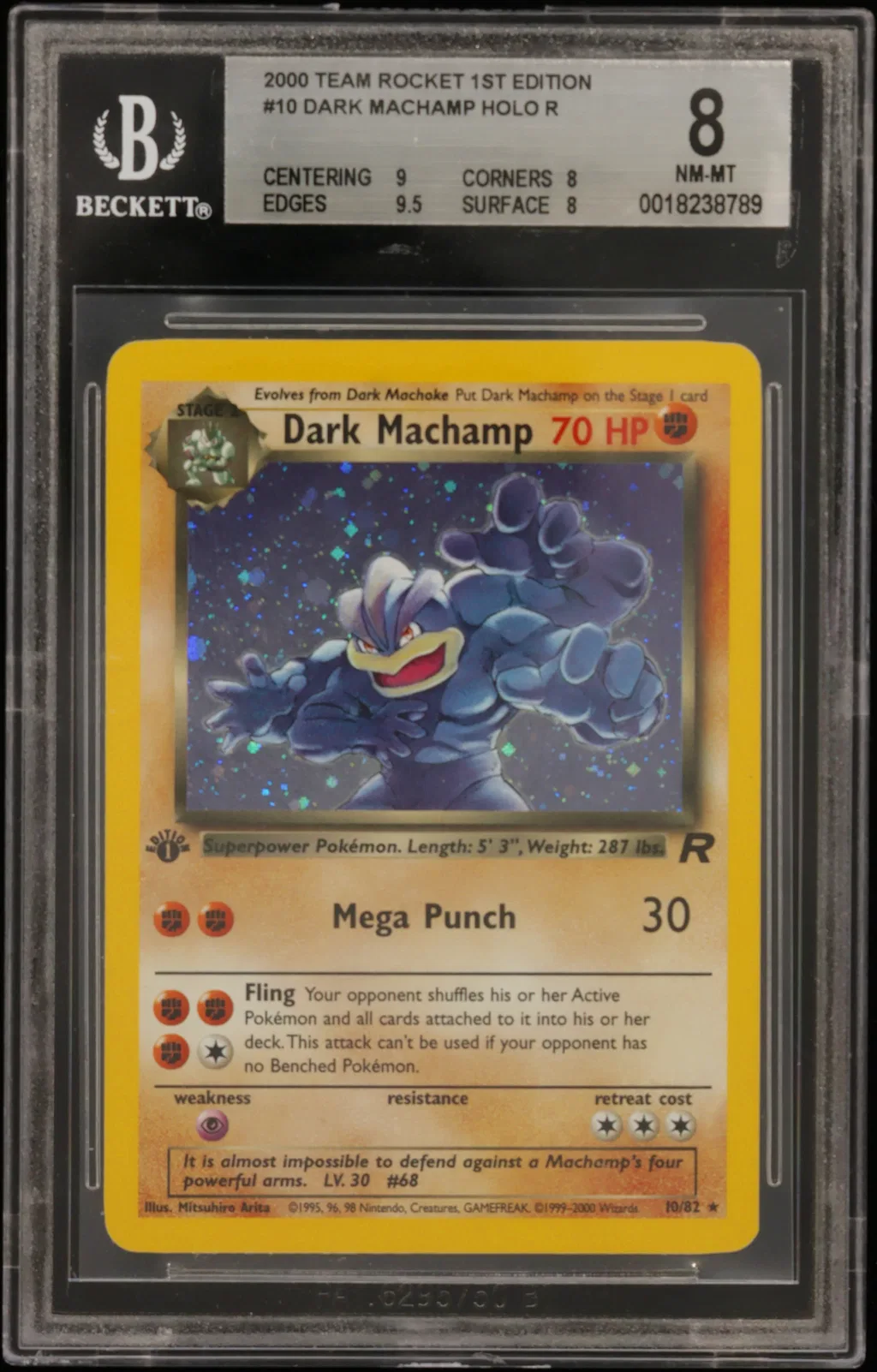 Dark Machamp-Holo card artwork