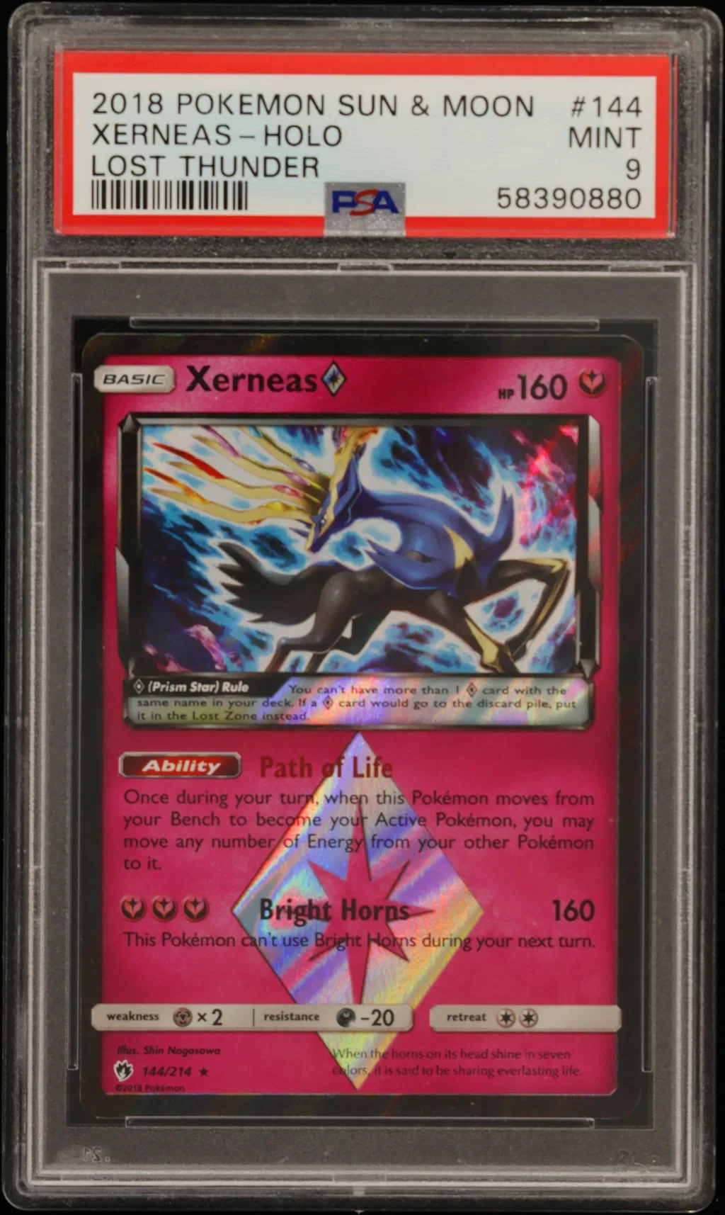 Xerneas-Holo card artwork