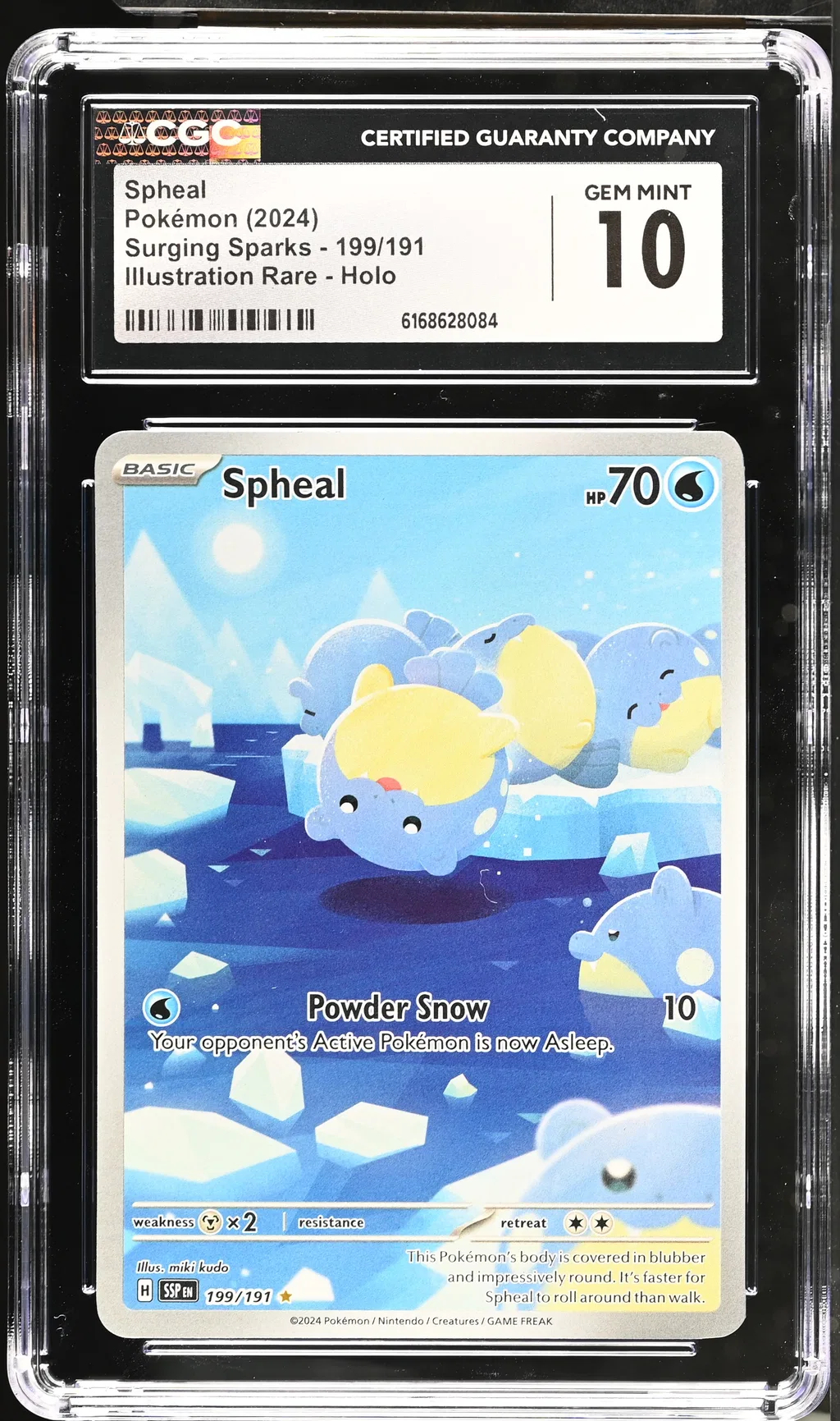 Spheal card artwork