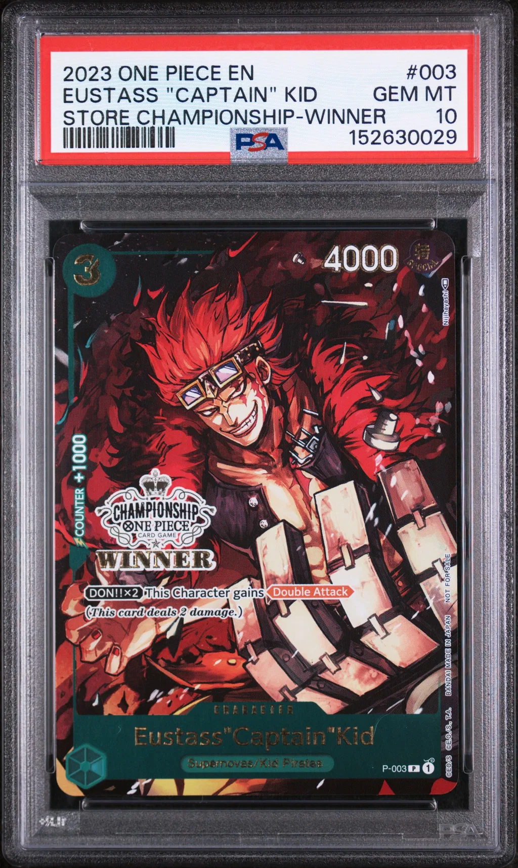 Eustass "Captain" Kid card artwork