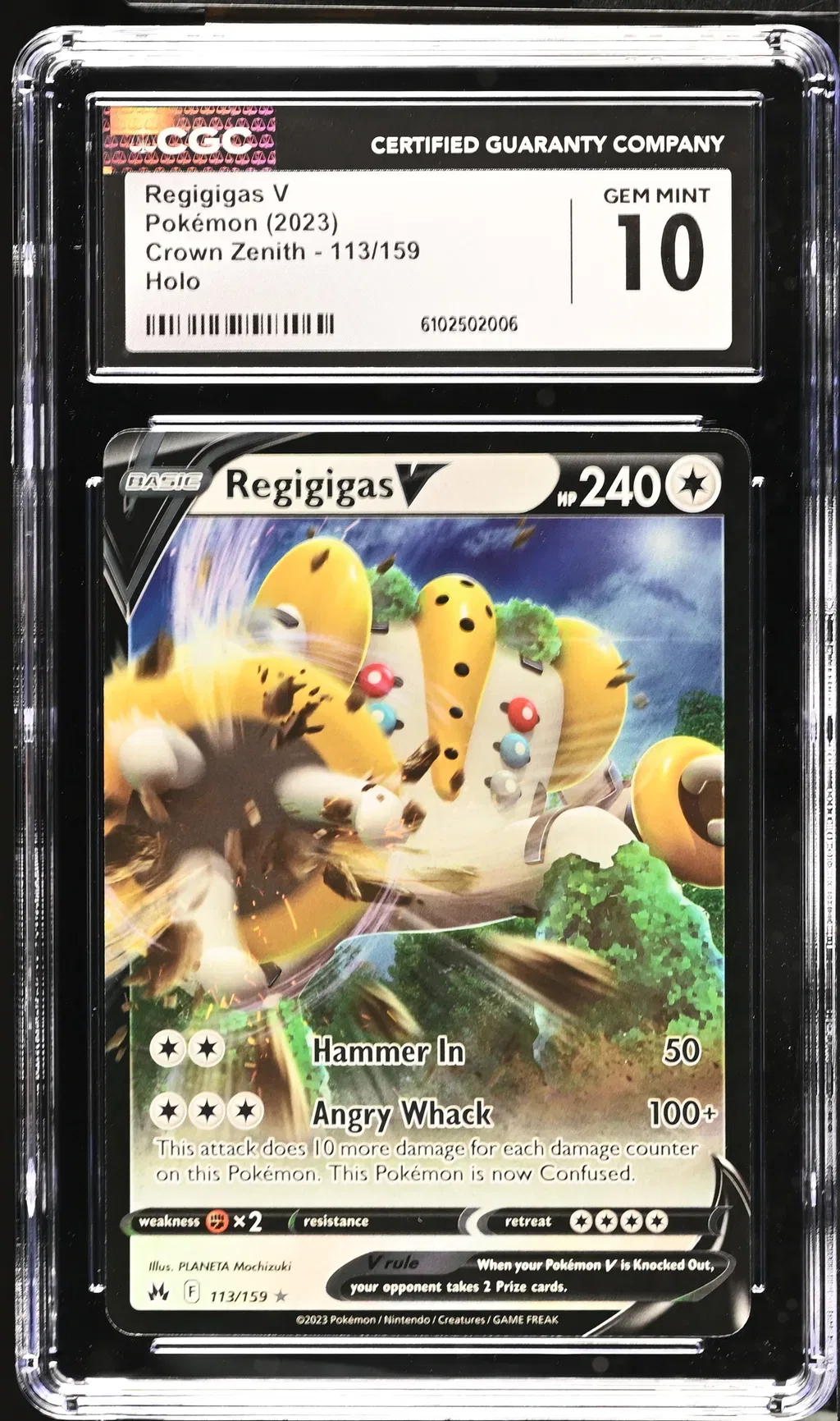 Regigigas V card artwork