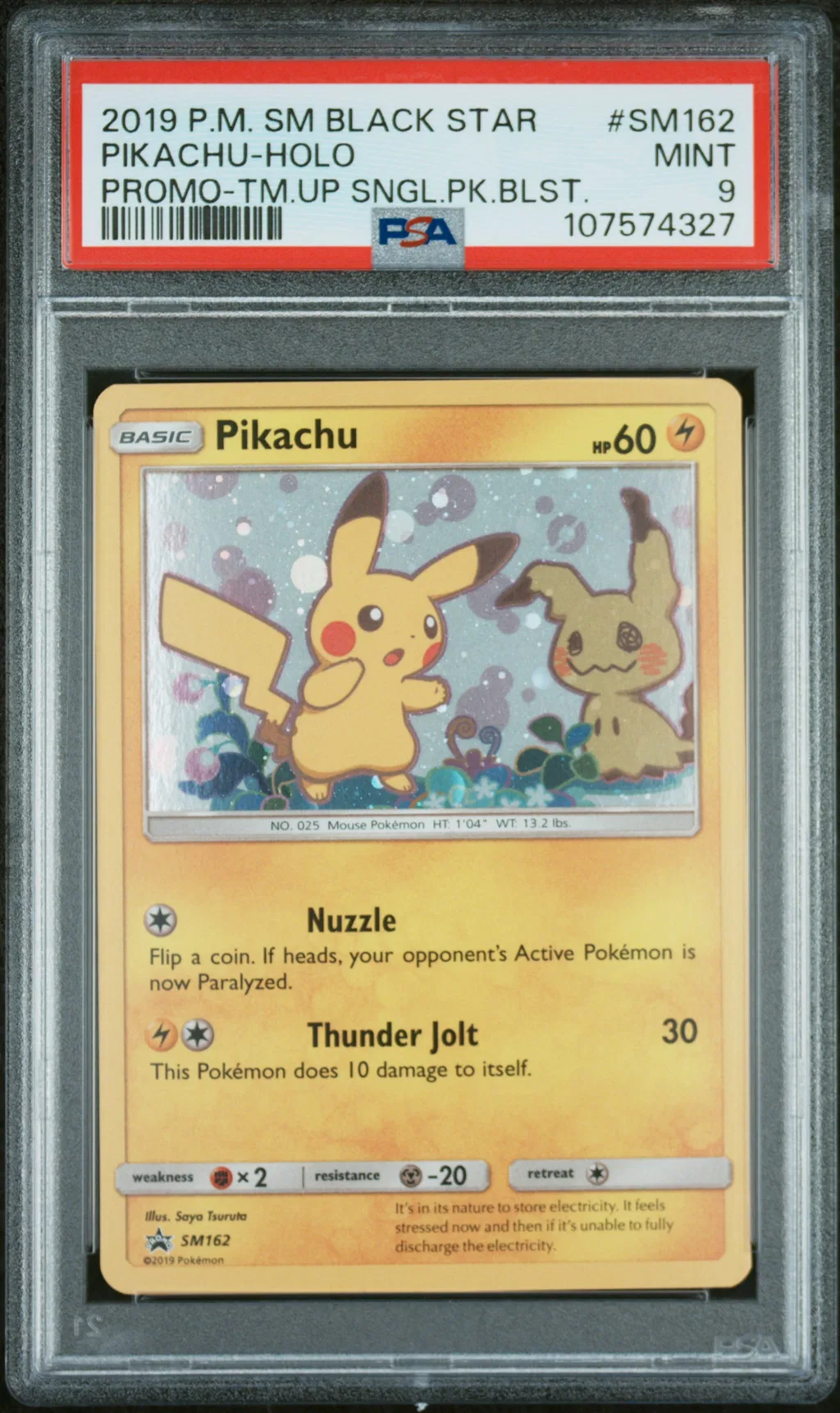 Pikachu-Holo card artwork