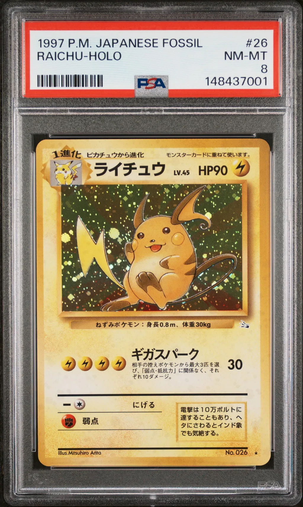 Raichu-Holo card artwork