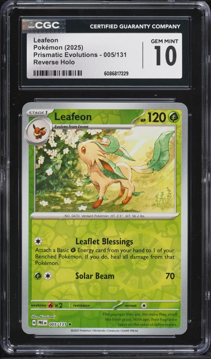 Leafeon card artwork