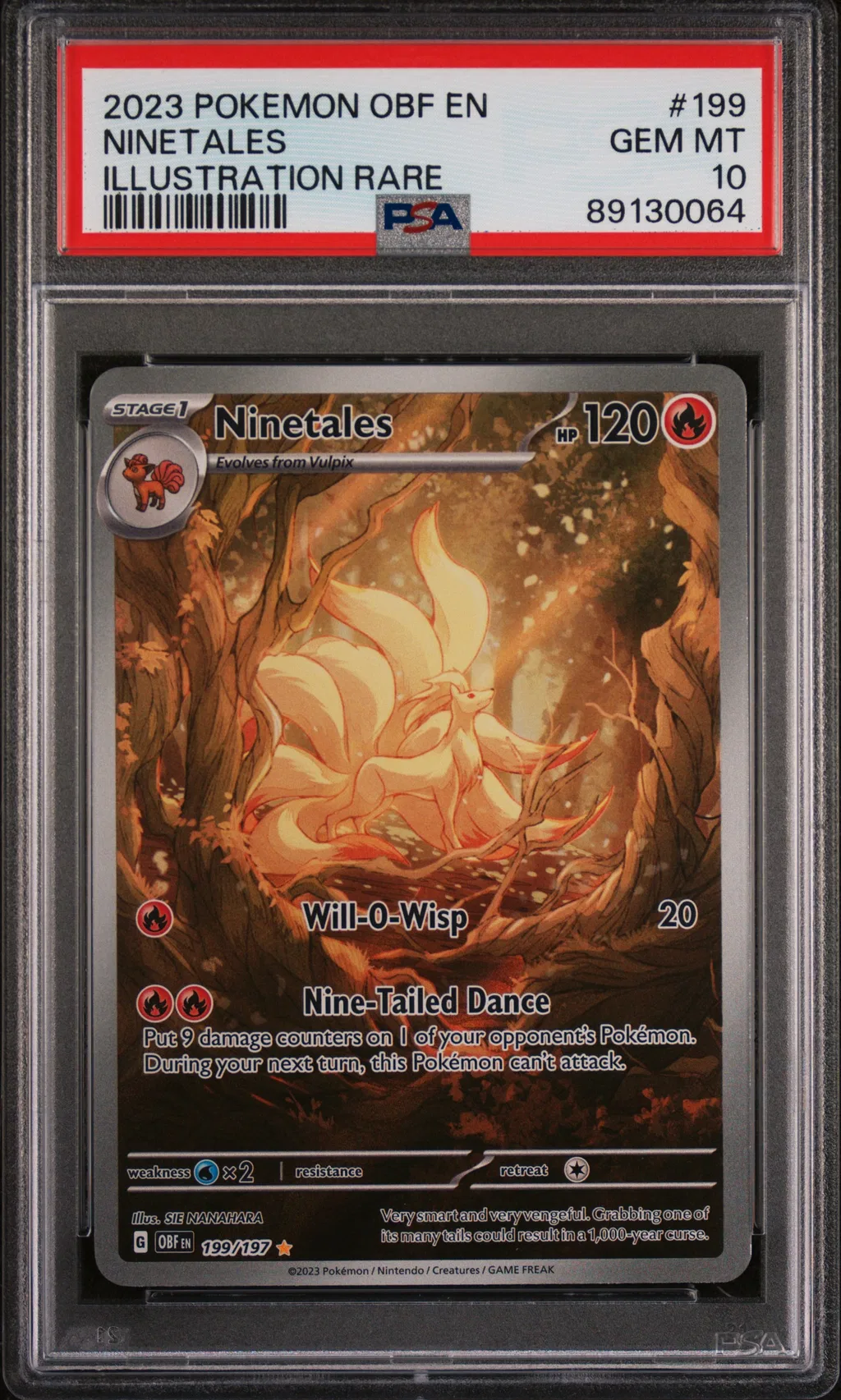 Ninetales card artwork