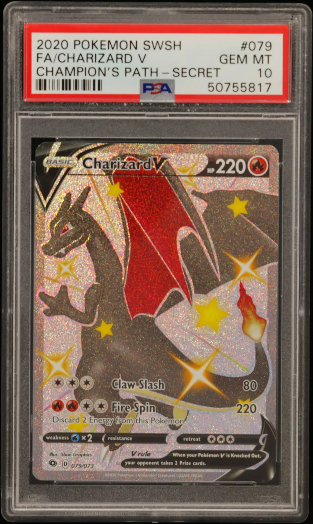 Full Art/Charizard V card artwork