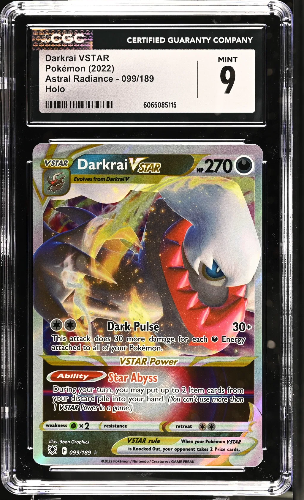 Darkrai VSTAR card artwork