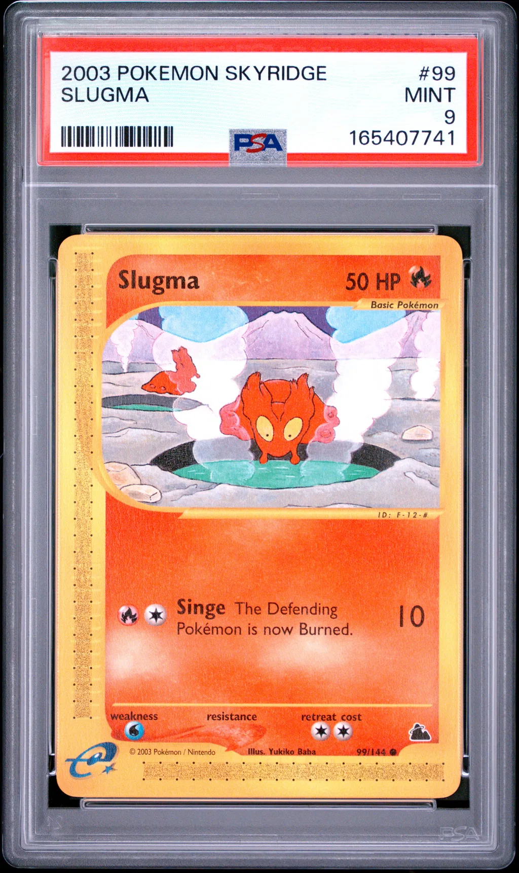 Slugma card artwork