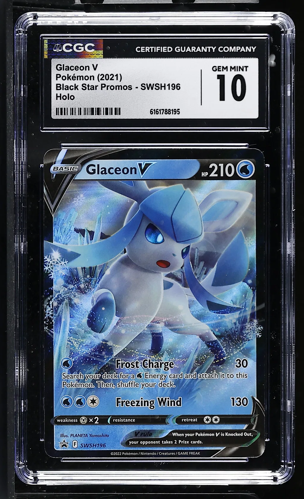 Glaceon V card artwork