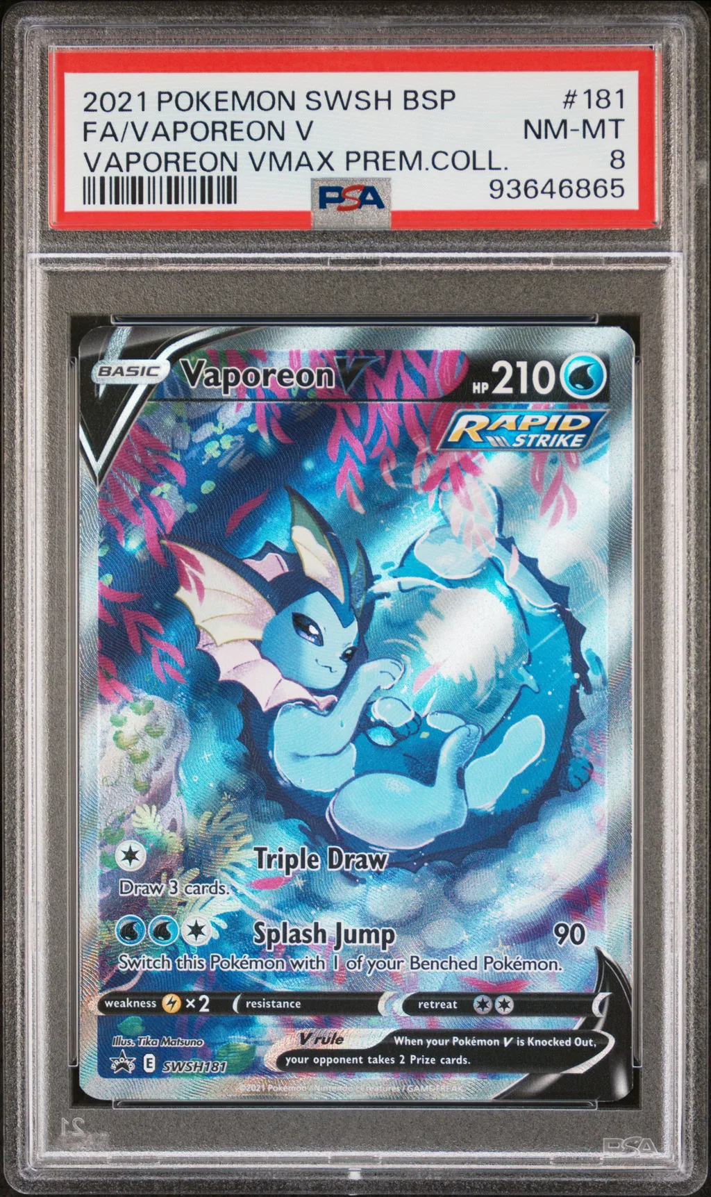 Full Art/Vaporeon V card artwork