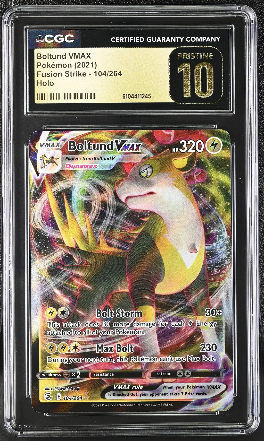 Boltund VMAX card artwork