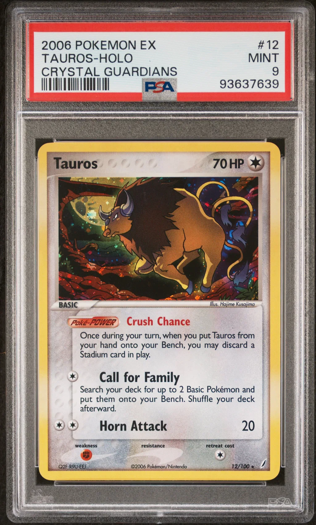 Tauros-Holo card artwork