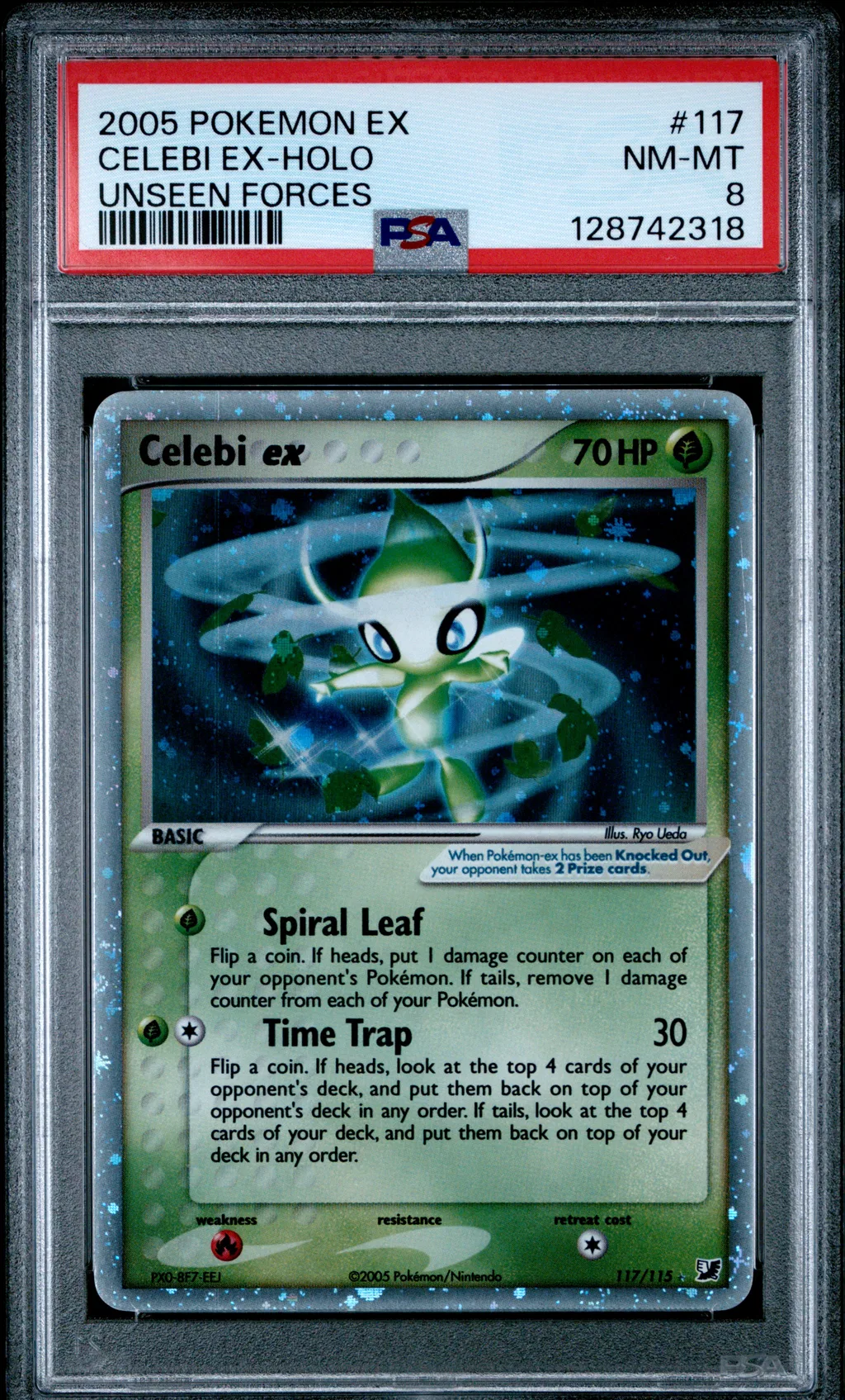 Celebi EX-Holo card artwork