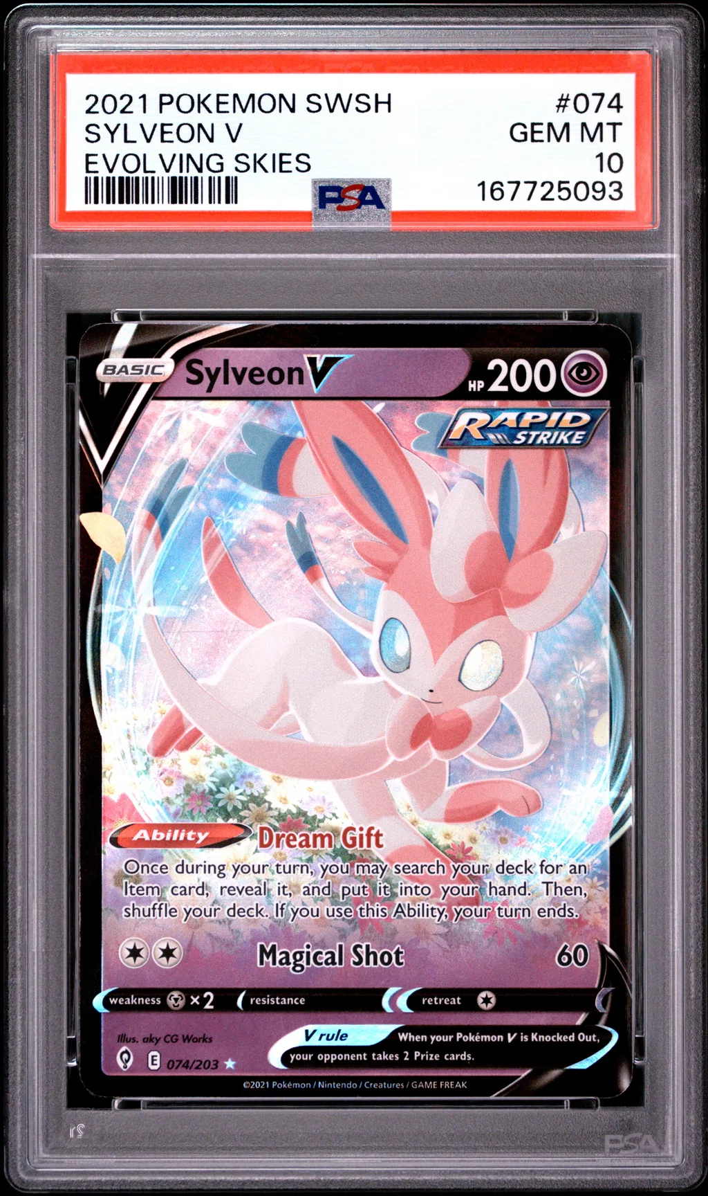 Sylveon V card artwork