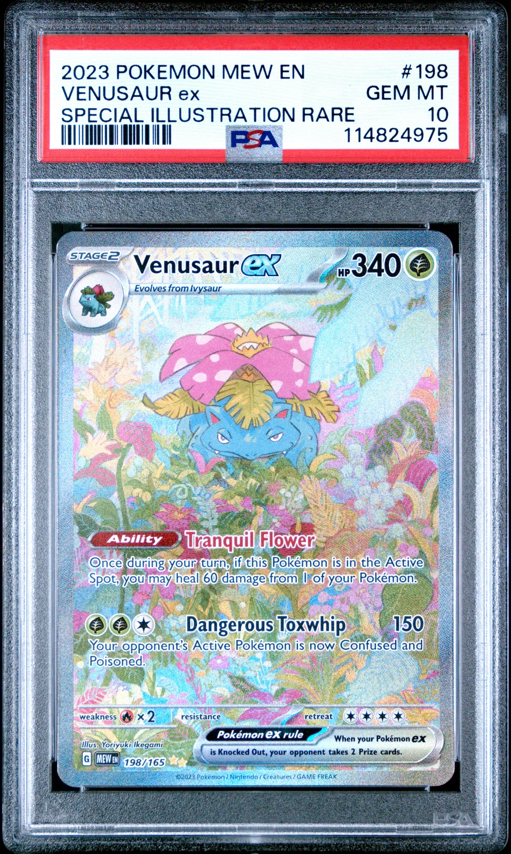 Venusaur EX card artwork