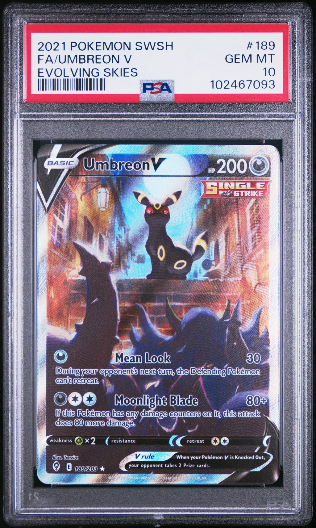 Full Art/Umbreon V card artwork