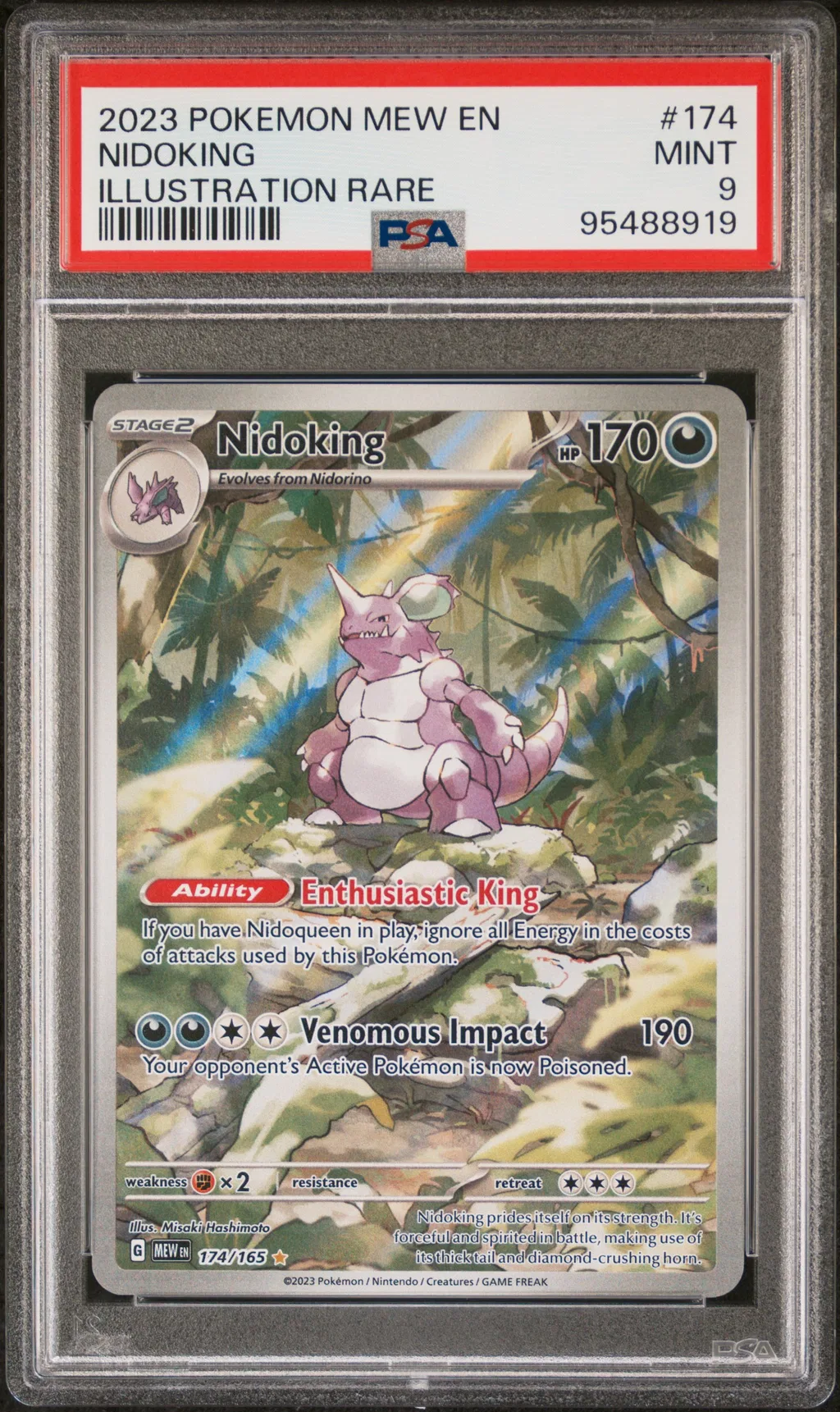 Nidoking card artwork