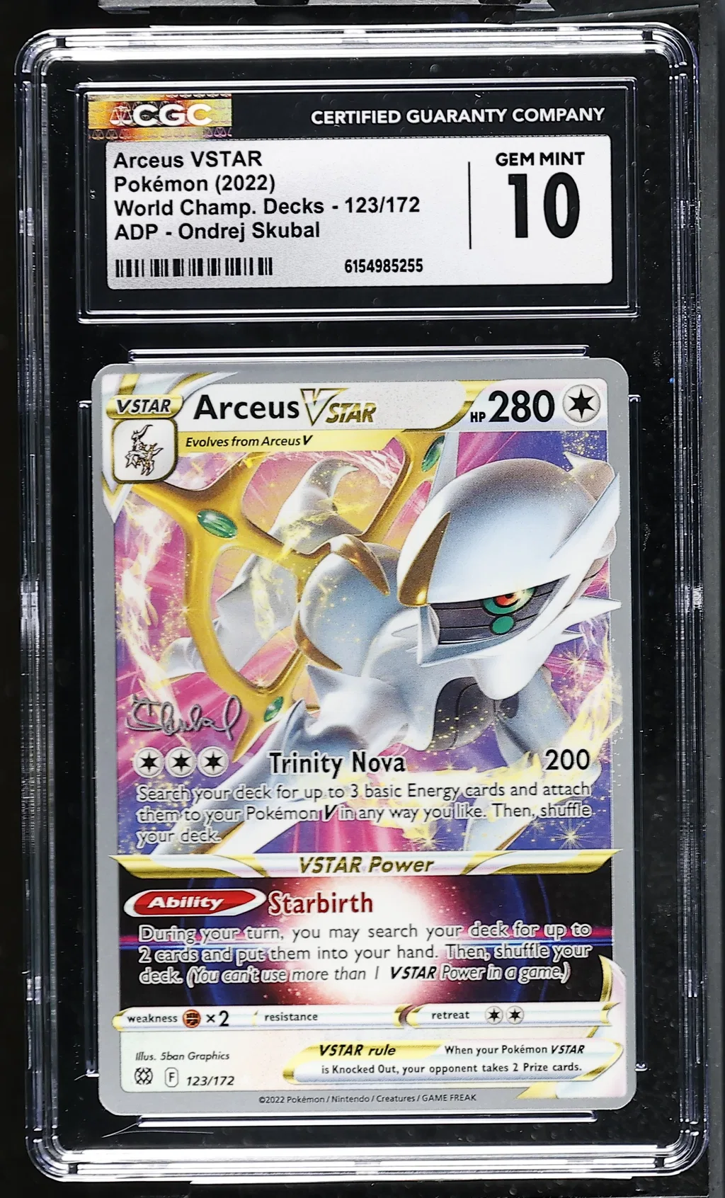 Arceus VSTAR card artwork