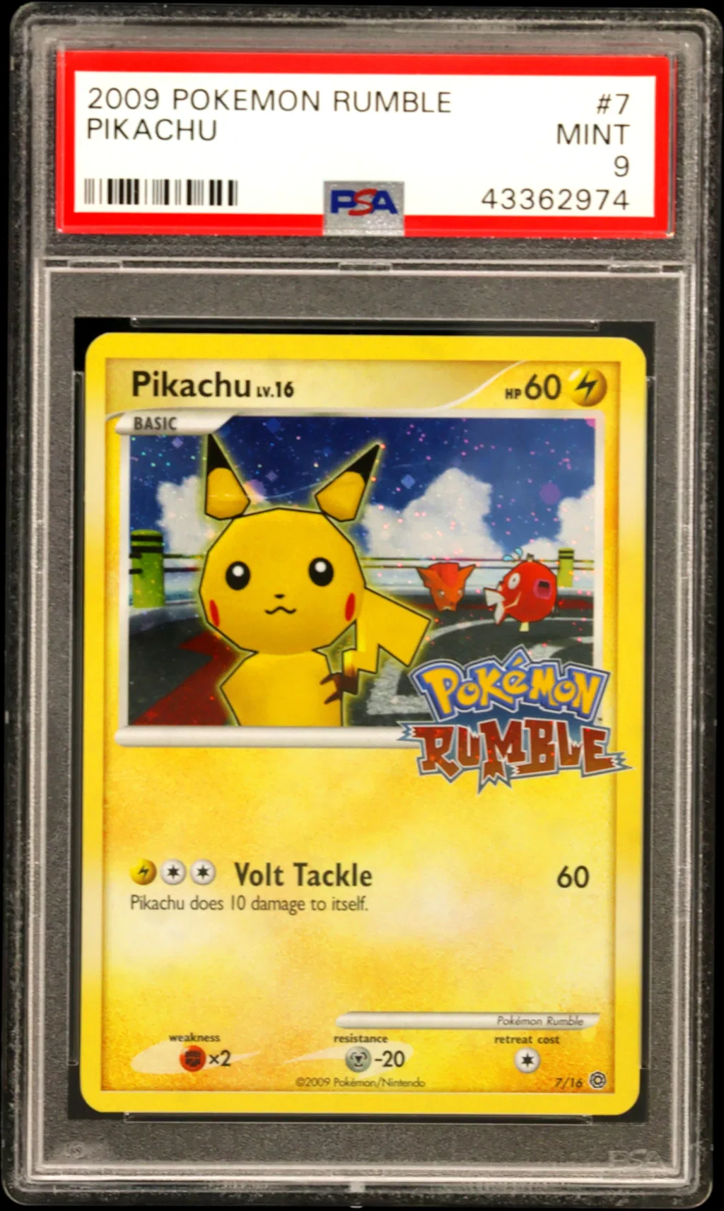 Pikachu card artwork