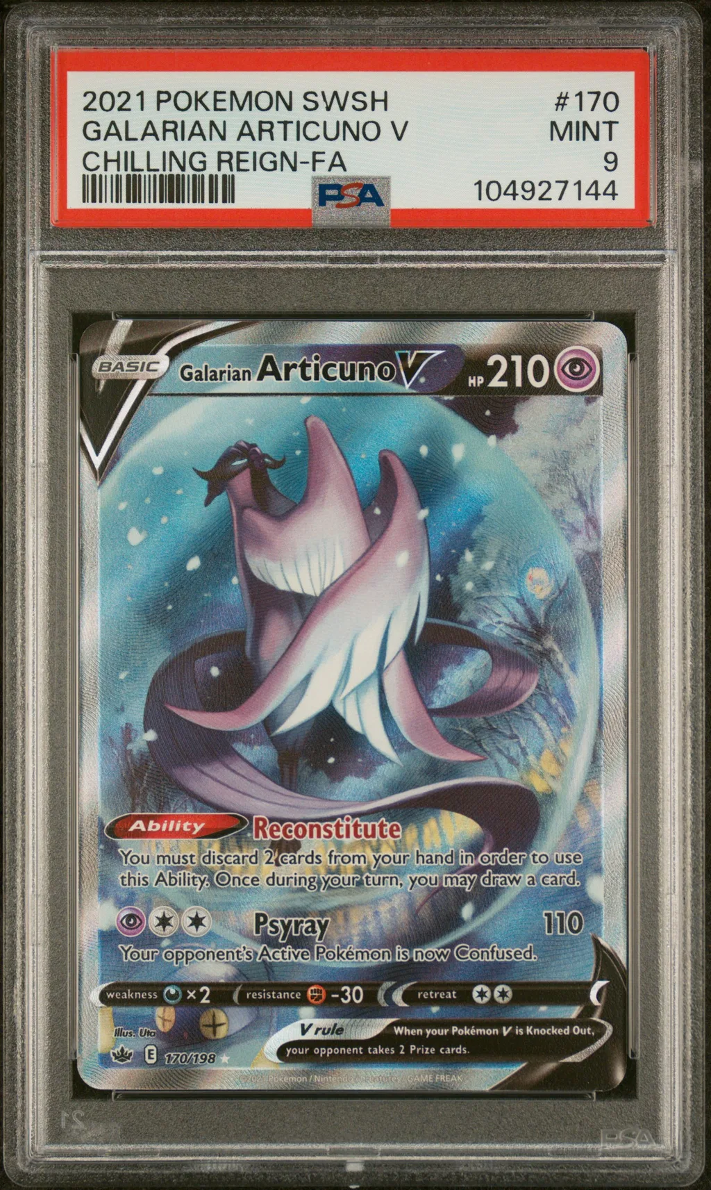 Full Art/Galarian Articuno V card artwork
