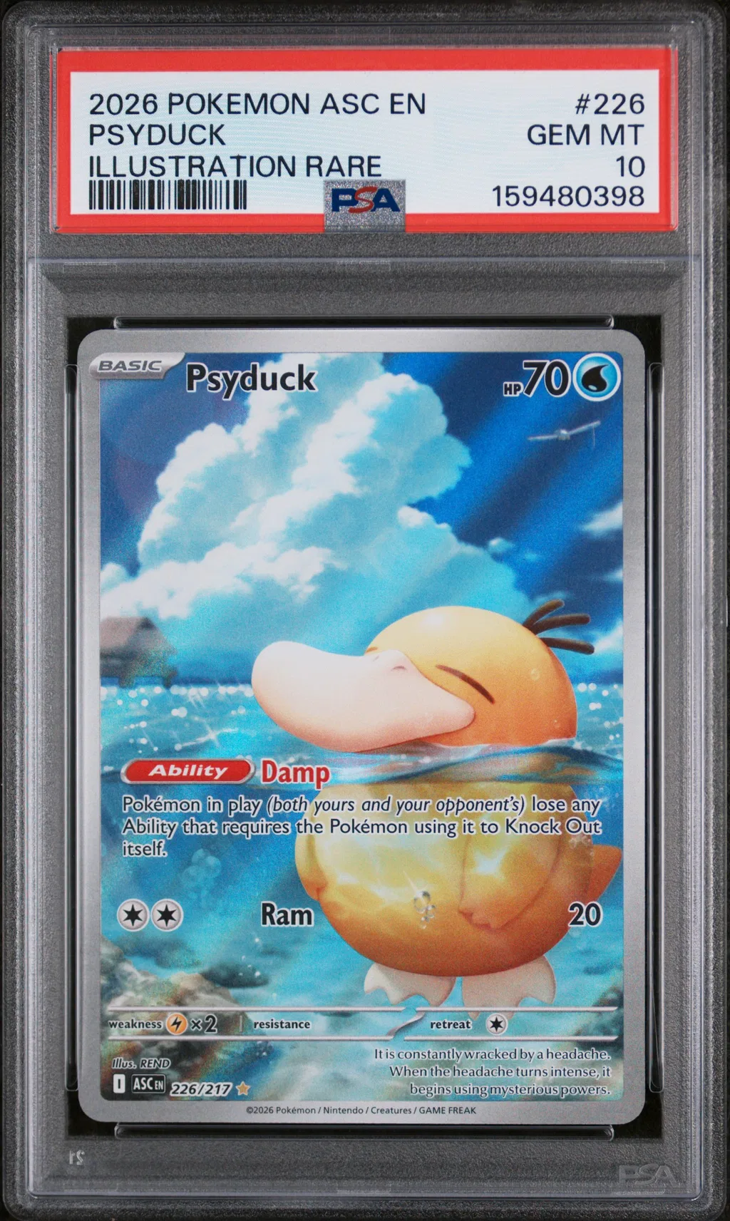 Psyduck card artwork