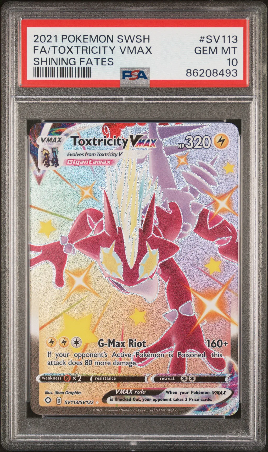 Full Art/Toxtricity Vmax card artwork