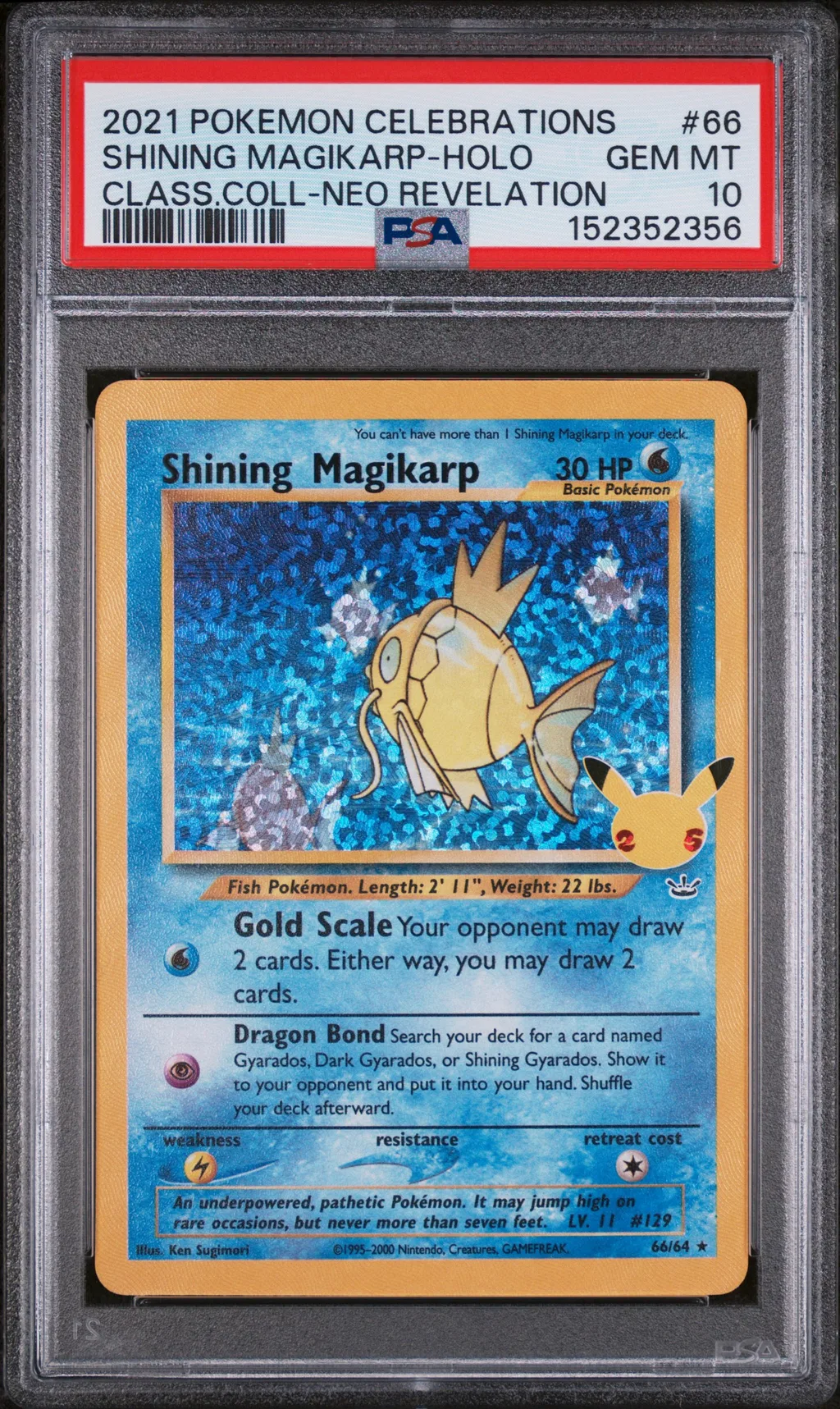 Shining Magikarp-Holo card artwork