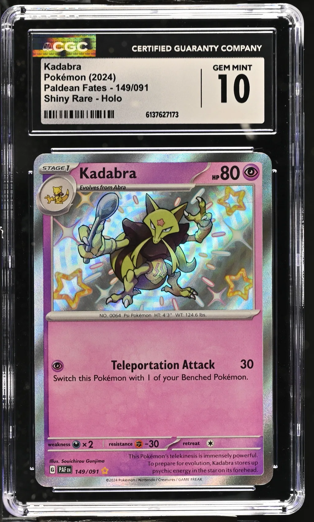Kadabra card artwork