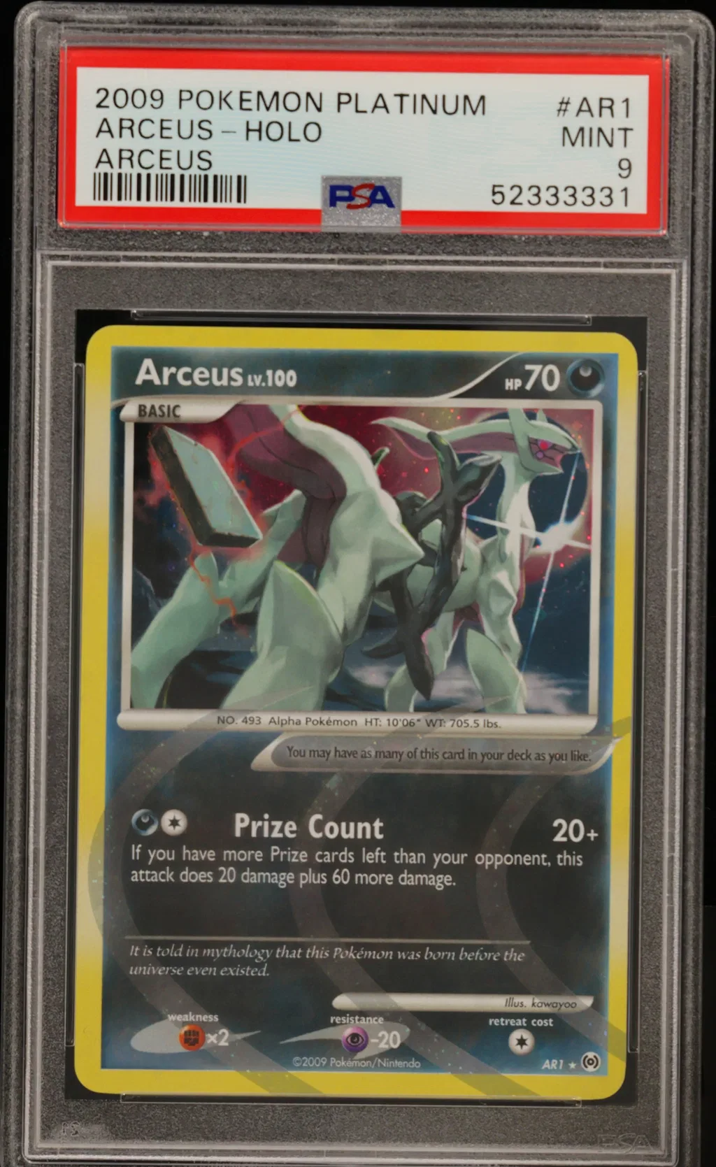 Arceus-Holo card artwork
