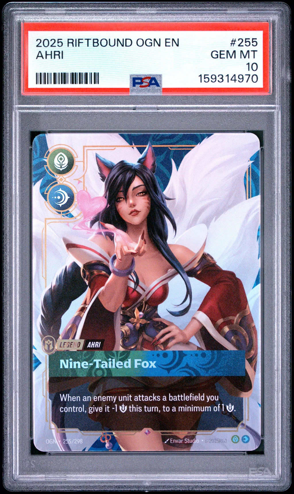 Ahri - Nine-Tailed Fox card artwork