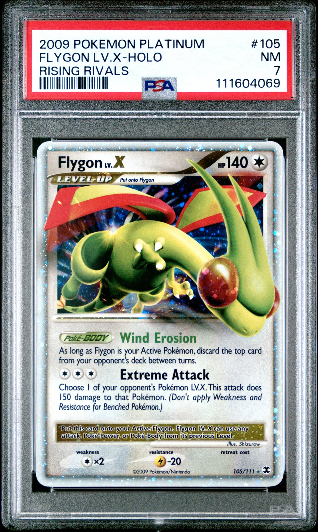 Flygon LV.X-Holo card artwork