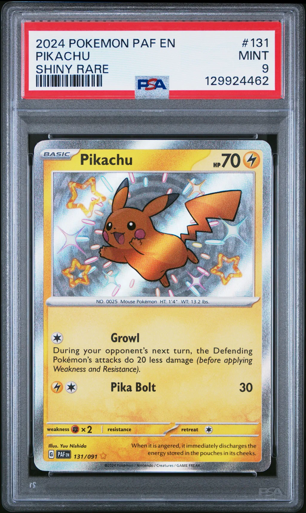 Pikachu card artwork
