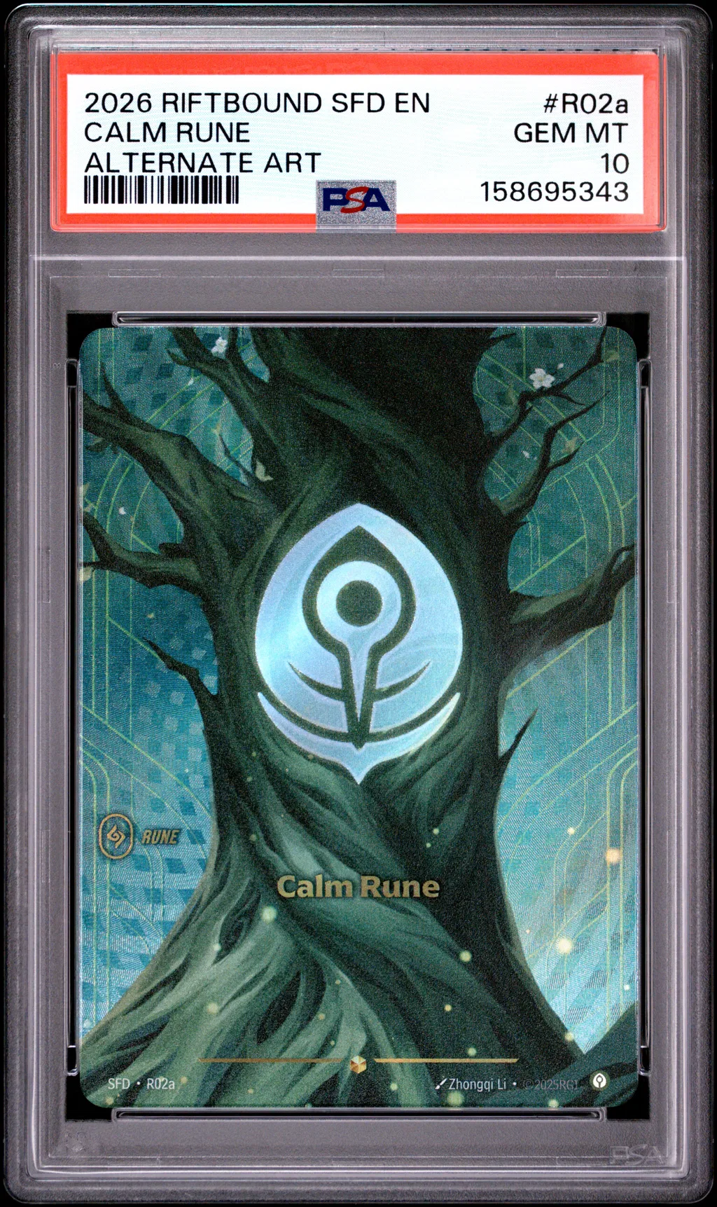 Calm Rune card artwork